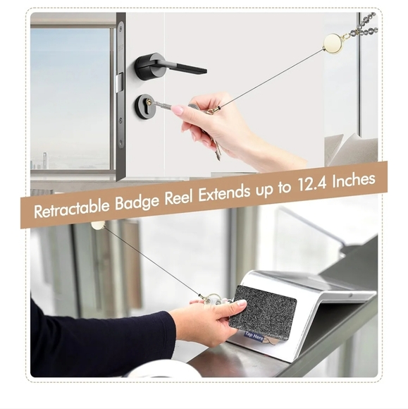 ID Badge With Natural Stone Beads - Picture 5 of 9